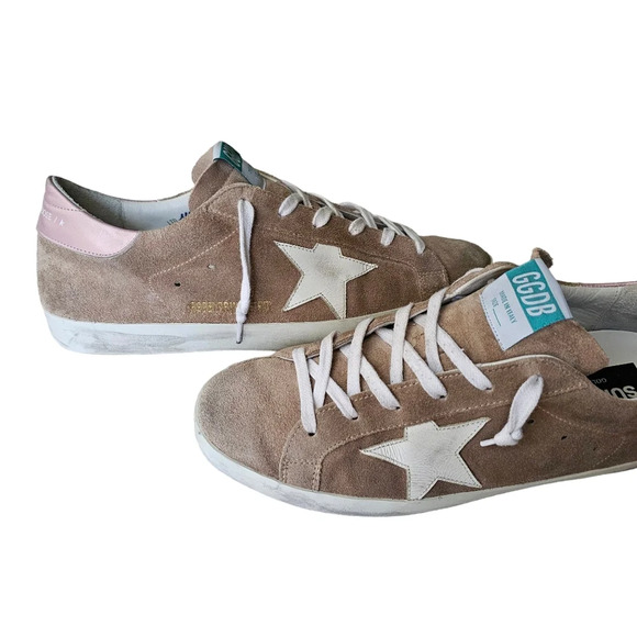 Golden Goose Shoes - Golden Goose Superstar Size 41 Nordstrom Private Edition Brown Suede Pink